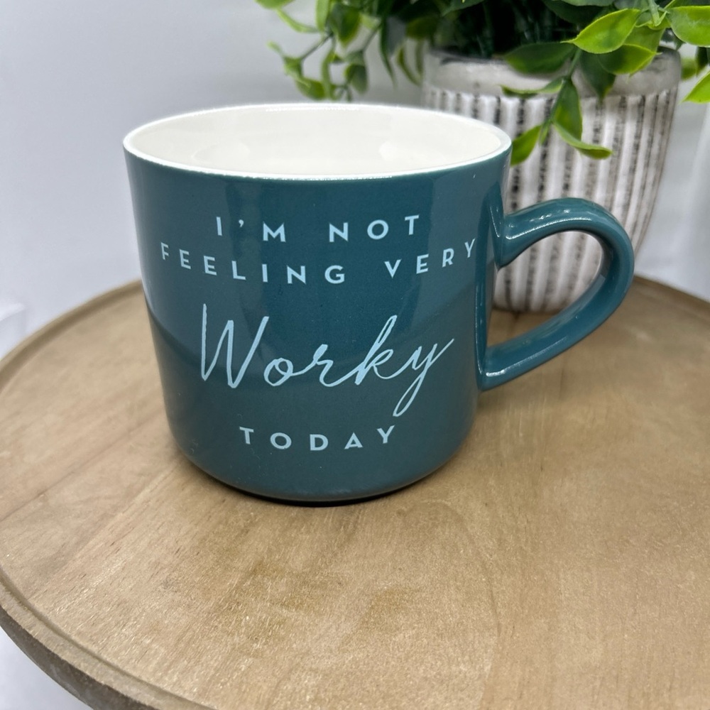 Opalhouse Coffee Mug I’m Not Feeling Very Worky Today Stoneware Chic Office Cup